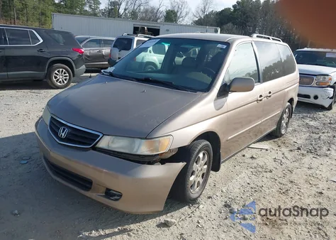 2003 Honda Odyssey Ex-L from USA, damaged, VIN 5FNRL180X3B009898